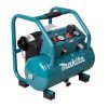 MAKITA Kompressori XGT. Kuvassa kompressori vasemmalta etuyläviistosta.