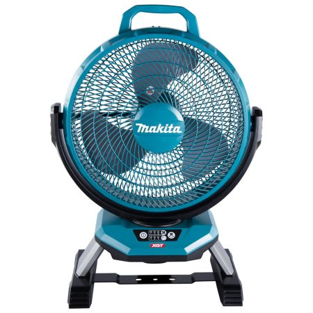 MAKITA Tuuletin XGT. Kuvassa tuuletin edestäpäin akku irrotettuna.
