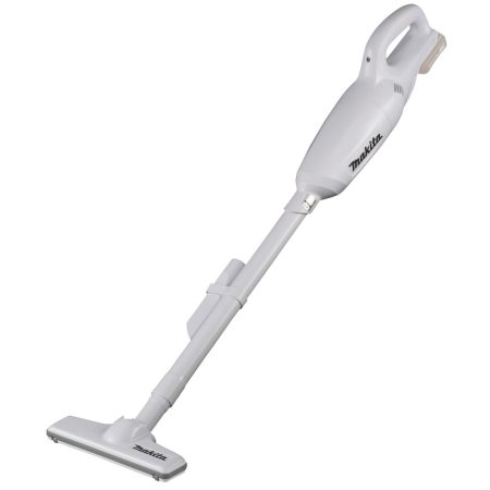 MAKITA Varsi-imuri CXT. Kuvassa varsi-imuri oikealta etuyläviistosta.