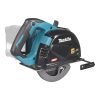 MAKITA Metallipyörösaha XGT. Kuvassa metallipyörösaha oikealta takaviistosta.