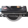 MAKITA Metallipyörösaha XGT. Lähikuvassa metallipyörösahaan kiinnitetty pyörösahanterä.