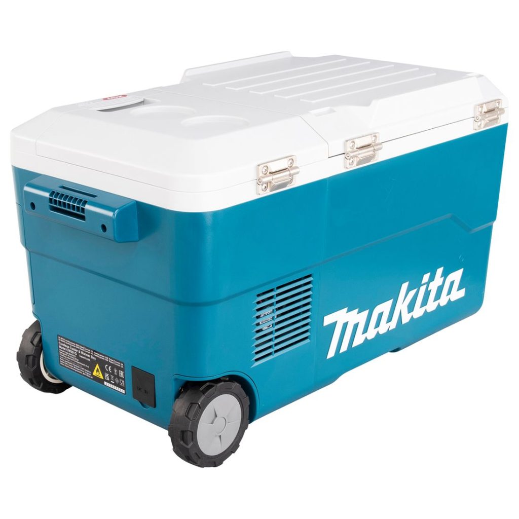 MAKITA Kylmä-/lämpölaukku XGT/LXT. Kuvassa kylmä-/lämpölaukku oikealta takaviistosta.