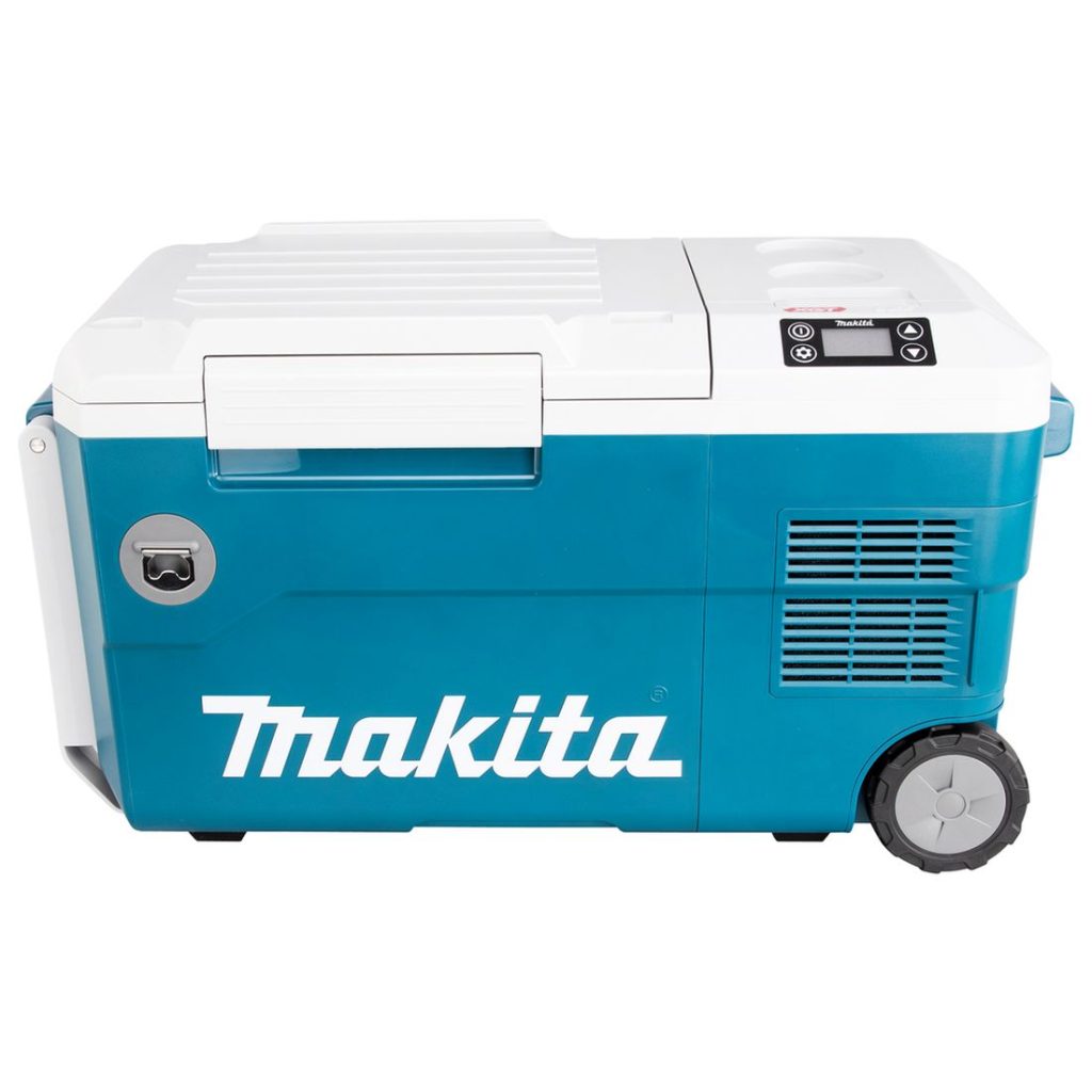 MAKITA Kylmä-/lämpölaukku XGT/LXT. Kuvassa kylmä-/lämpölaukku vasemmalta sivustapäin.