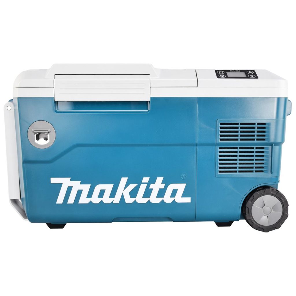 MAKITA Kylmä-/lämpölaukku XGT/LXT. Kuvassa kylmä-/lämpölaukku vasemmalta sivustapäin.