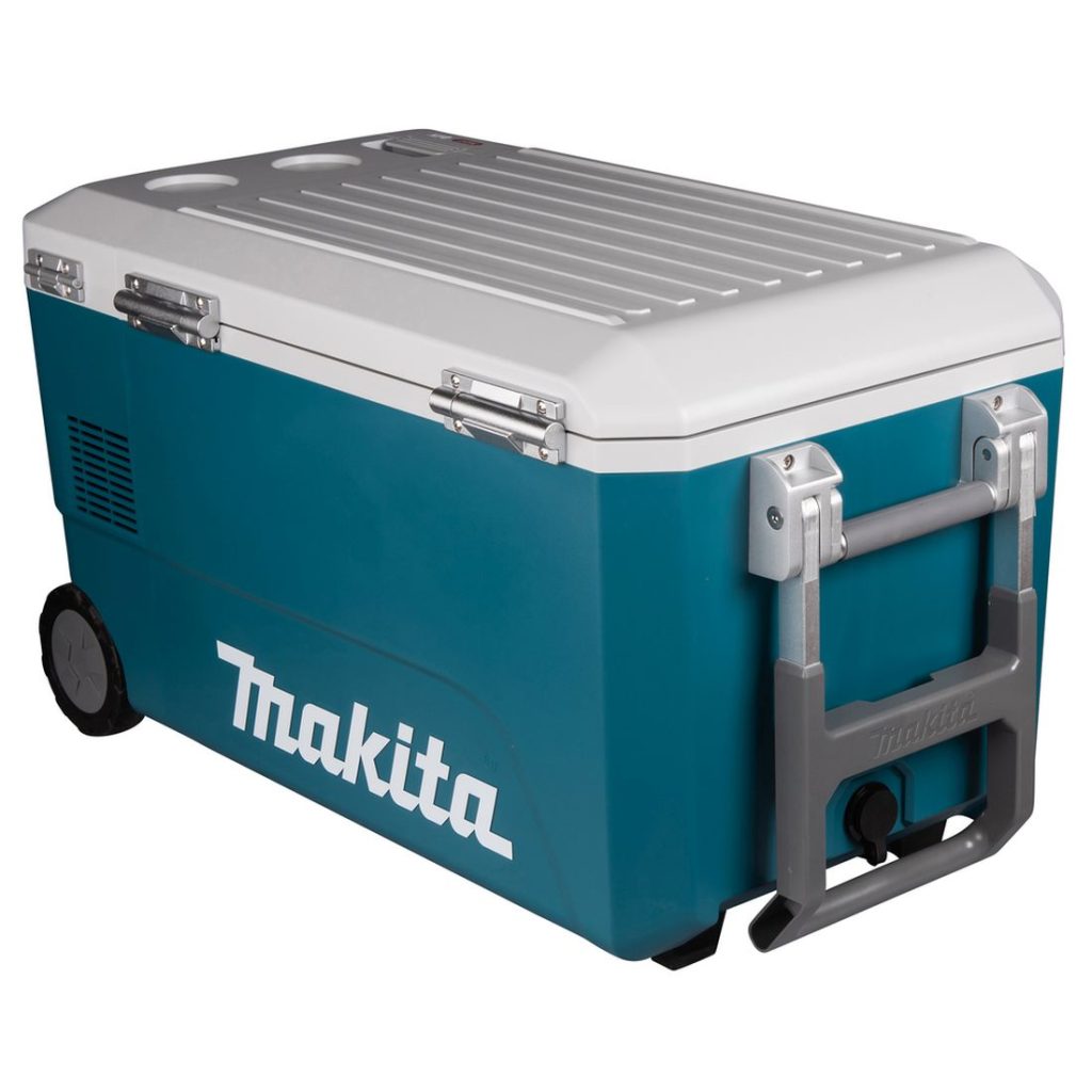 MAKITA Kylmä-/lämpölaukku XGT/LXT. Kuvassa kylmä-/lämpölaukku vasemmalta etuyläviistosta.