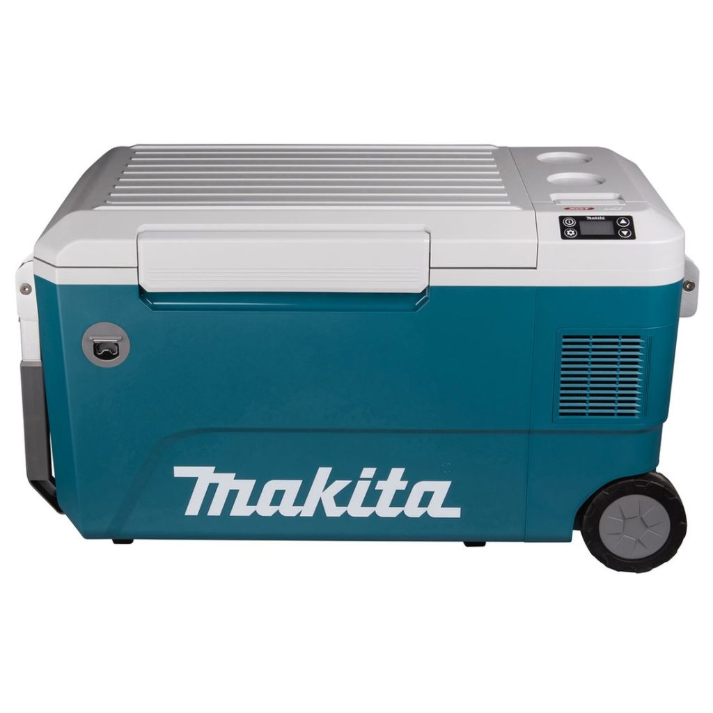 MAKITA Kylmä-/lämpölaukku XGT/LXT. Kuvassa kylmä-/lämpölaukku vasemmalta sivustapäin.