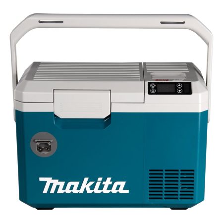 MAKITA Kylmä-/lämpölaukku XGT/LXT 12V. Kuvassa kylmä-/lämpölaukku edestäpäin yläviistosta.