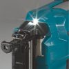 MAKITA Viimeistelynaulain LXT. Lähikuvassa naulaimen LED-valo.