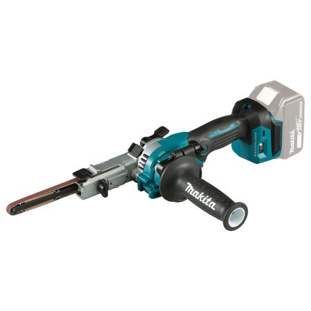 MAKITA Nauhahiomakone LXT. Kuvassa Nauhahiomakone LXT oikealta etuyläviistosta.