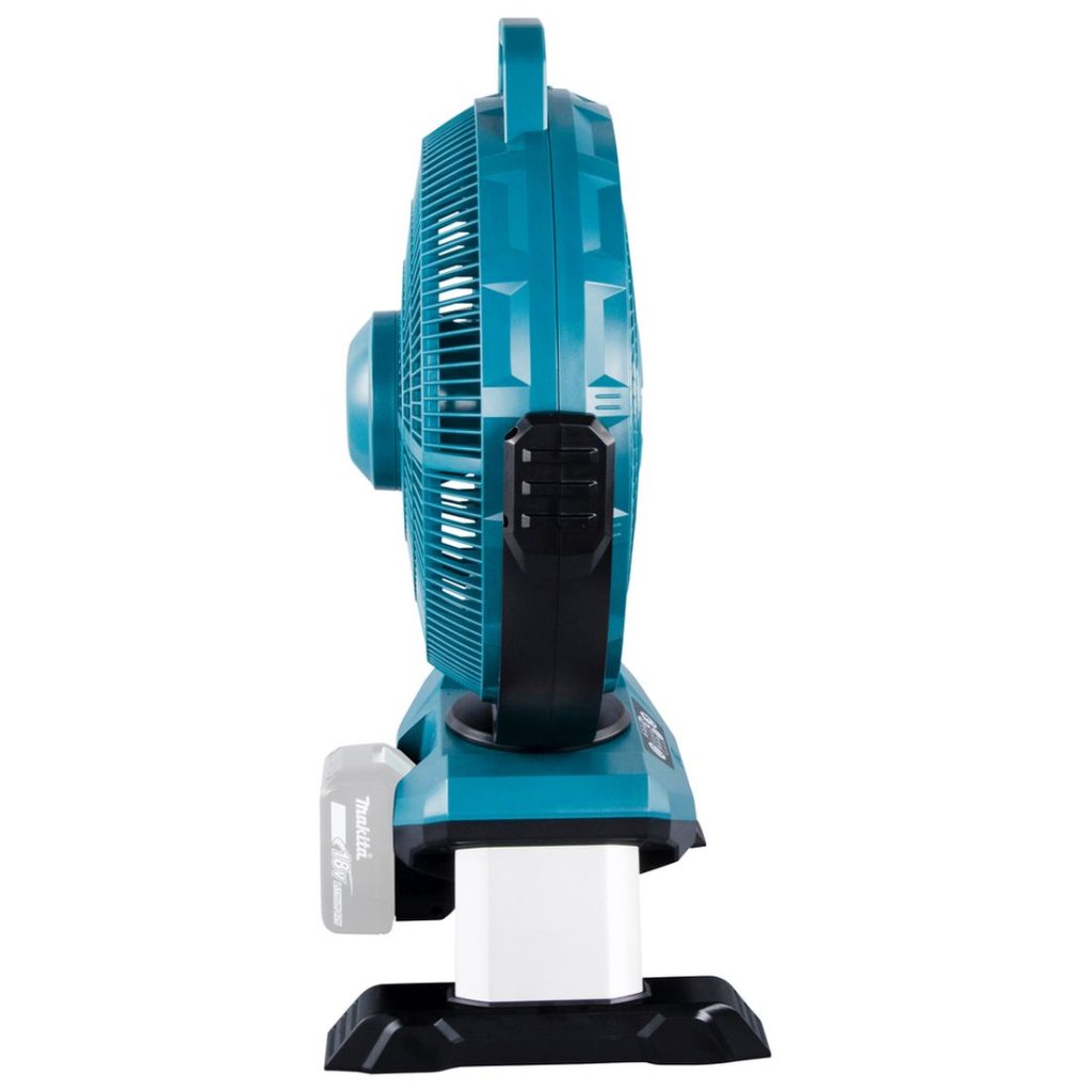 MAKITA Tuuletin LXT. Kuvassa Tuuletin LXT oikealta sivustapäin.