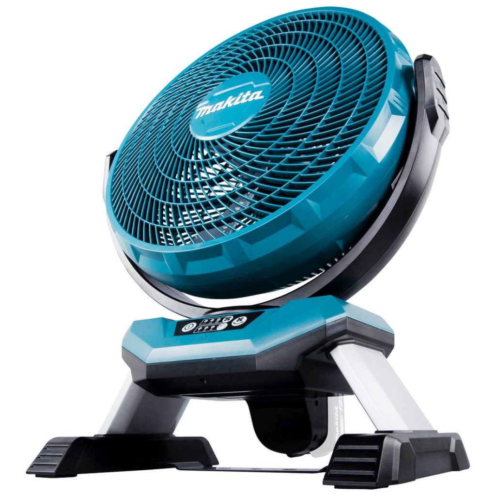 MAKITA Tuuletin LXT. Kuvassa Tuuletin LXT oikealta etuviistosta.