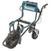 MAKITA Kottikärry LXT. Kuvassa Kottikärry LXT oikealta etuyläviistosta.