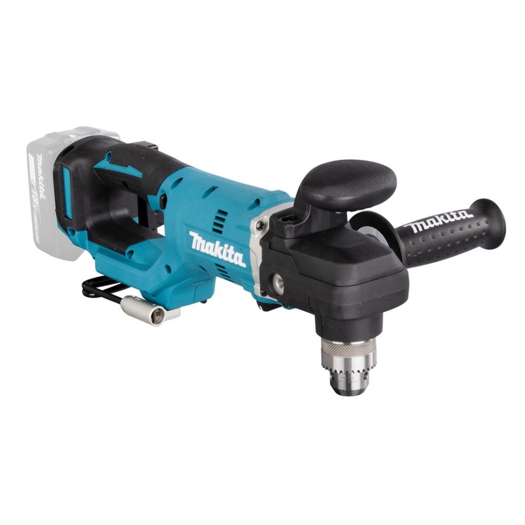 MAKITA Kulmaporakone LXT. Kuvassa Kulmaporakone LXT vasemmalta etuyläviistosta.