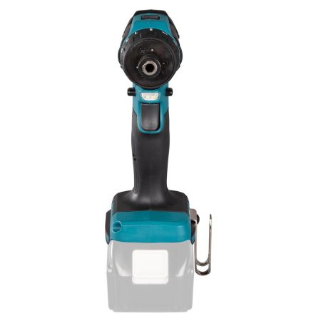 MAKITA Porakone LXT. Kuvassa Porakone LXT edestäpäin.