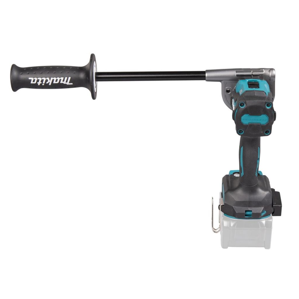 MAKITA Porakone XGT. Kuvassa Porakone XGT takaapäin.