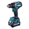MAKITA Porakone XGT. Kuvassa Porakone XGT oikealta etuyläviistosta.