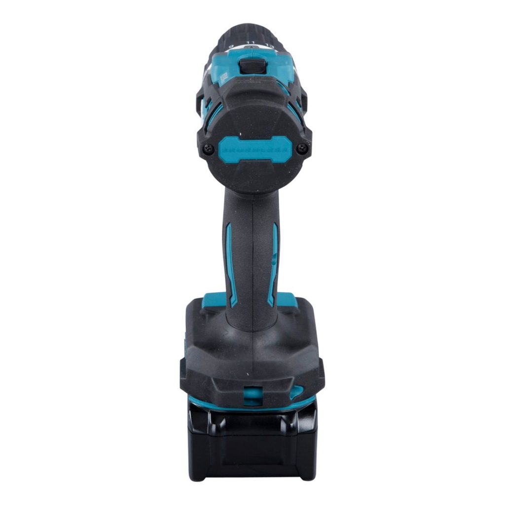 MAKITA Porakone XGT. Kuvassa Porakone XGT takaapäin.