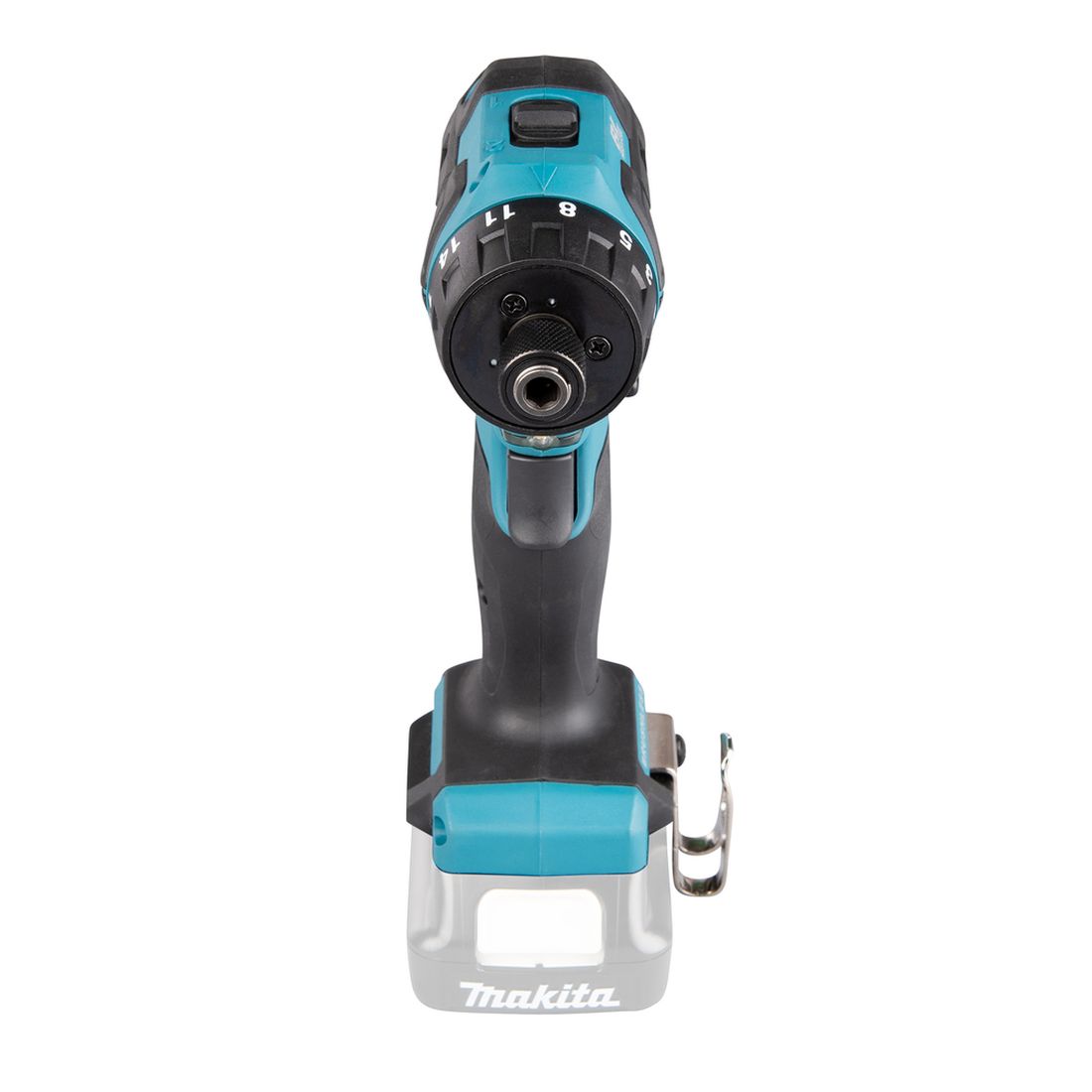 MAKITA Porakone CXT. Kuvassa Porakone CXT edestäpäin.