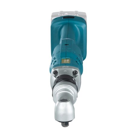 MAKITA Tarkkuuskulmaväännin LXT. Kuvassa Tarkkuuskulmaväännin LXT edestäpäin yläviistosta.