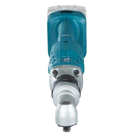 MAKITA Tarkkuuskulmaväännin LXT. Kuvassa Tarkkuuskulmaväännin LXT edestäpäin yläviistosta.