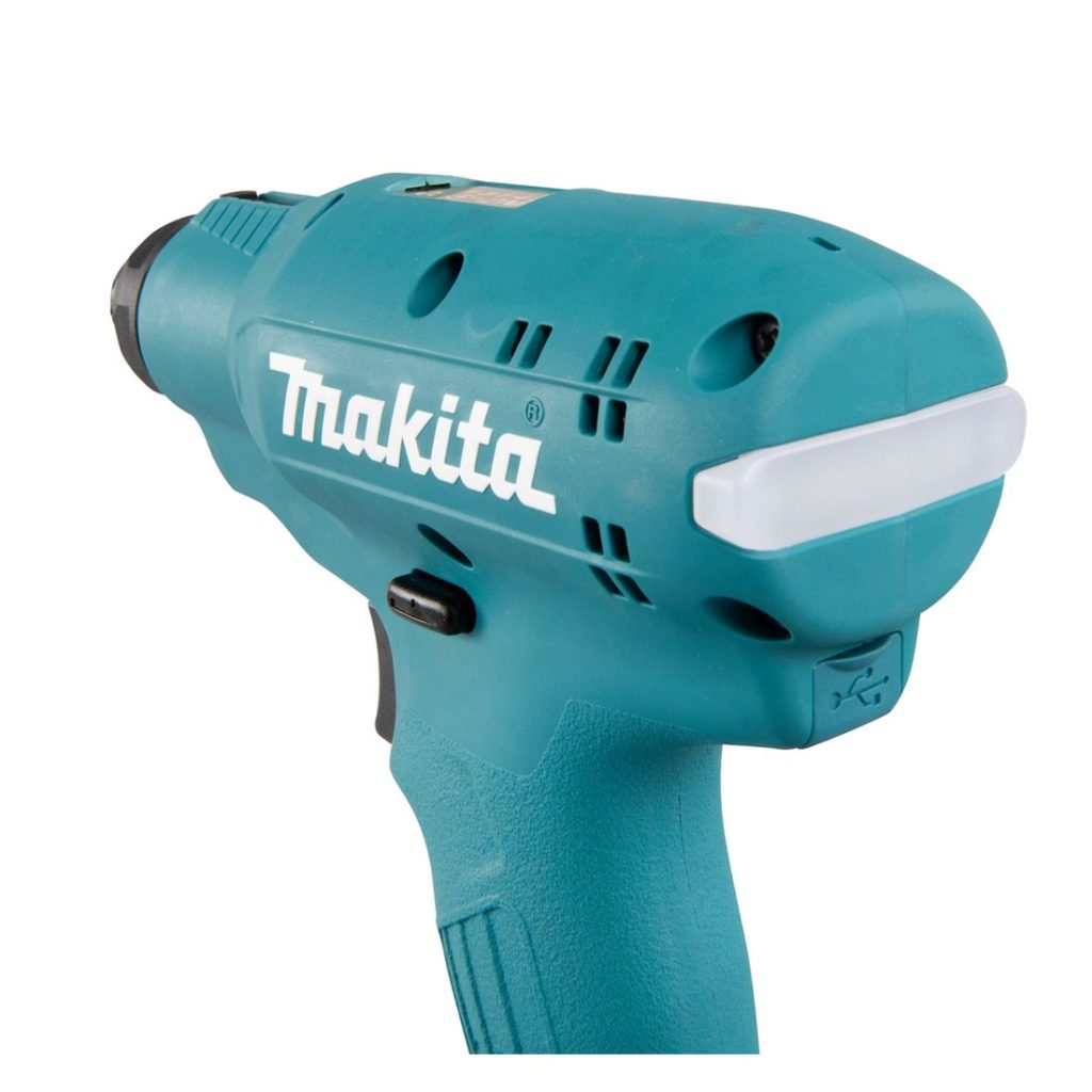 MAKITA Tarkkuusväännin LXT. Lähikuvassa Tarkkuusväännin LXT:n momentinilmaisin.