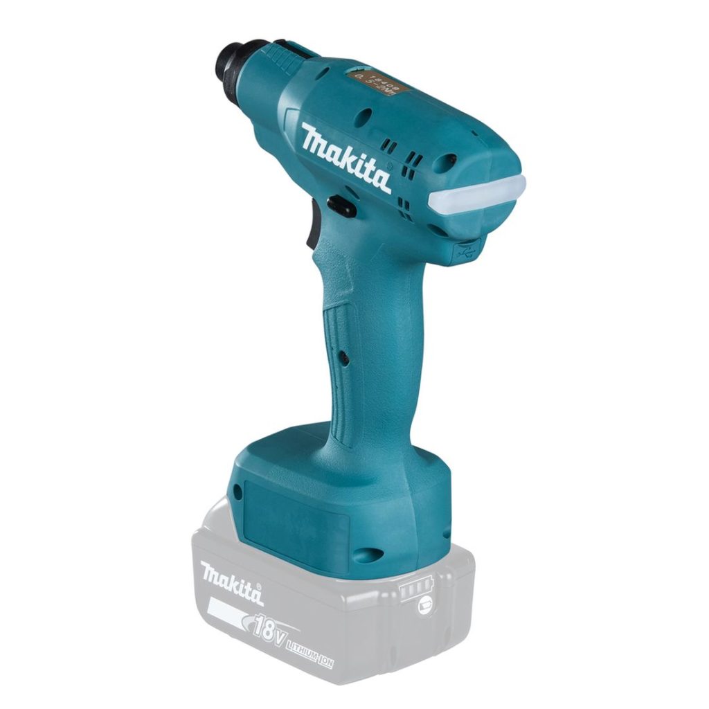 MAKITA Tarkkuusväännin LXT. Kuvassa Tarkkuusväännin LXT vasemmalta takayläviistosta.