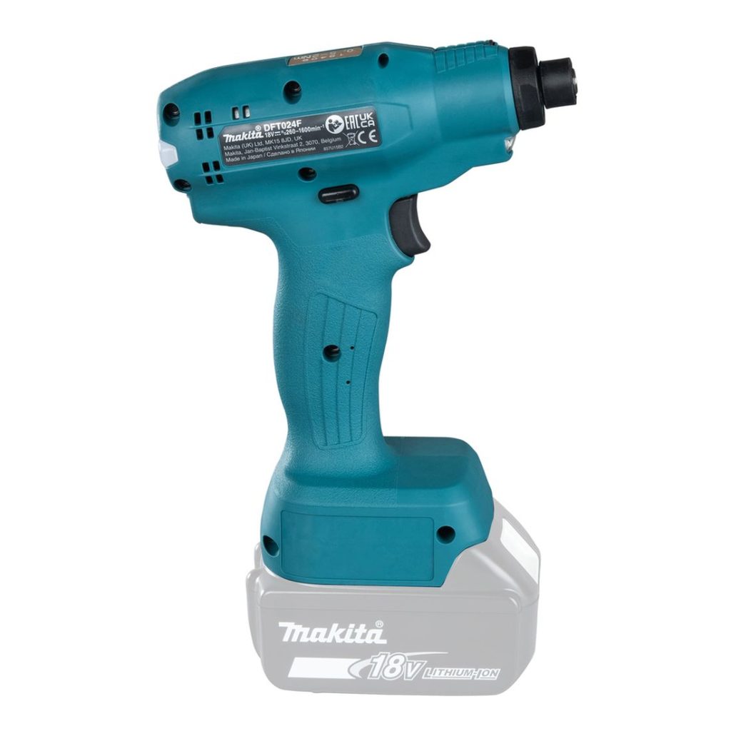 MAKITA Tarkkuusväännin LXT. Kuvassa Tarkkuusväännin LXT oikealta sivustapäin.