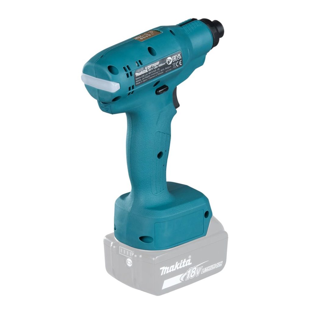 MAKITA Tarkkuusväännin LXT. Kuvassa Tarkkuusväännin LXT oikealta takayläviistosta.