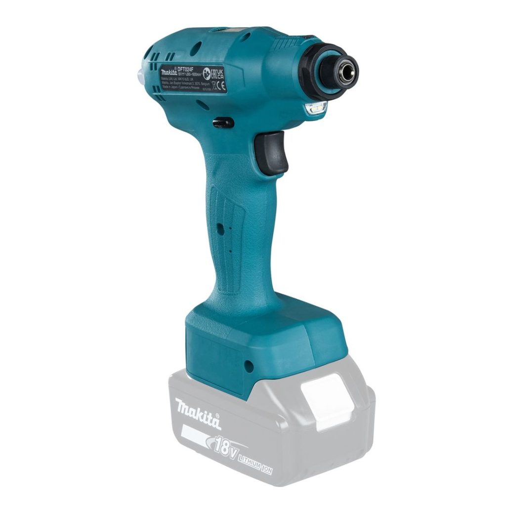 MAKITA Tarkkuusväännin LXT. Kuvassa Tarkkuusväännin LXT vasemmalta etuyläviistosta.