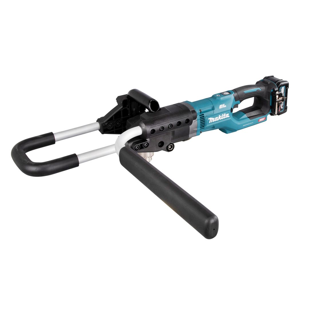 MAKITA Maakairakone XGT. Kuvassa Maakairakone XGT oikealta etuyläviistosta.