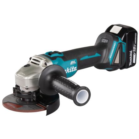 MAKITA Kulmahiomakone LXT. Kuvassa Kulmahiomakone LXT oikealta etuyläviistosta.