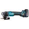 MAKITA Kulmahiomakone LXT. Kuvassa Kulmahiomakone LXT vasemmalta sivustapäin.