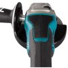 MAKITA Kulmahiomakone LXT. Lähikuvassa Kulmahiomakone LXT:n käyttökytkin.