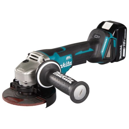 MAKITA Kulmahiomakone LXT. Kuvassa Kulmahiomakone LXT oikealta etuyläviistosta.