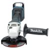 MAKITA Kulmahiomakone LXT. Kuvassa Kulmahiomakone LXT edestäpäin yläviistosta.