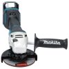 MAKITA Kulmahiomakone LXT. Kuvassa Kulmahiomakone LXT edestäpäin yläviistosta.