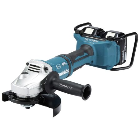 MAKITA Kulmahiomakone LXT. Kuvassa Kulmahiomakone LXT oikealta etuyläviistosta.