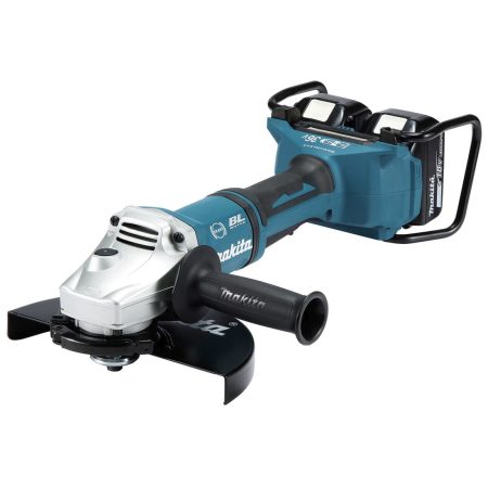 MAKITA Kulmahiomakone LXT. Kuvassa Kulmahiomakone LXT oikealta etuyläviistosta.