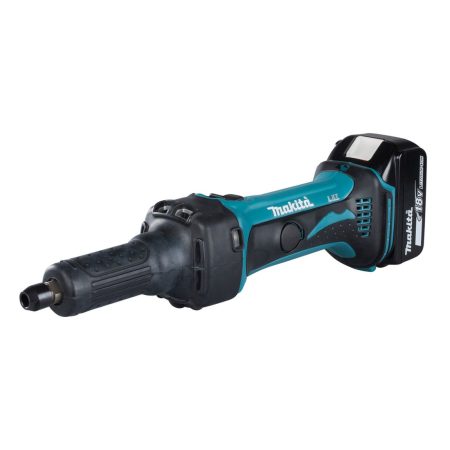 MAKITA Suorahiomakone LXT. Kuvassa Suorahiomakone LXT oikealta etuyläviistosta.