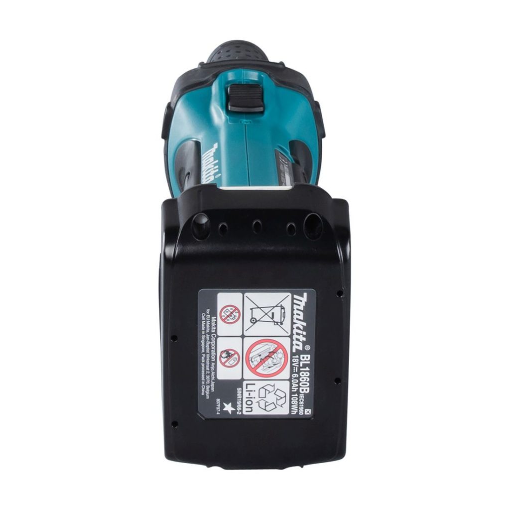 MAKITA Suorahiomakone LXT. Kuvassa Suorahiomakone LXT takaapäin.