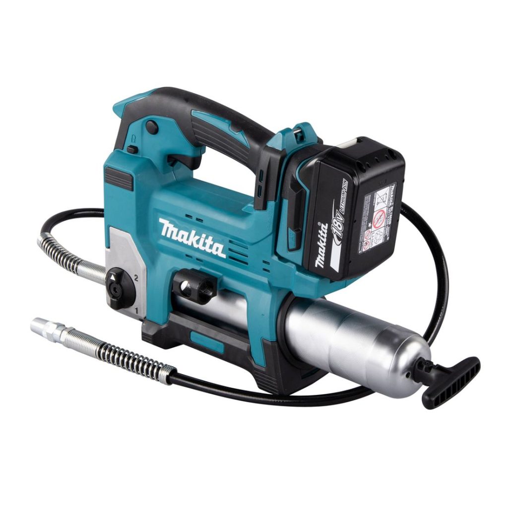 MAKITA Rasvapuristin LXT. Kuvassa Rasvapuristin LXT vasemmalta takayläviistosta.
