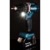 MAKITA Iskuporakone LXT. Kuvassa Iskuporakone LXT oikealta etuviistosta LED-valo päällä.
