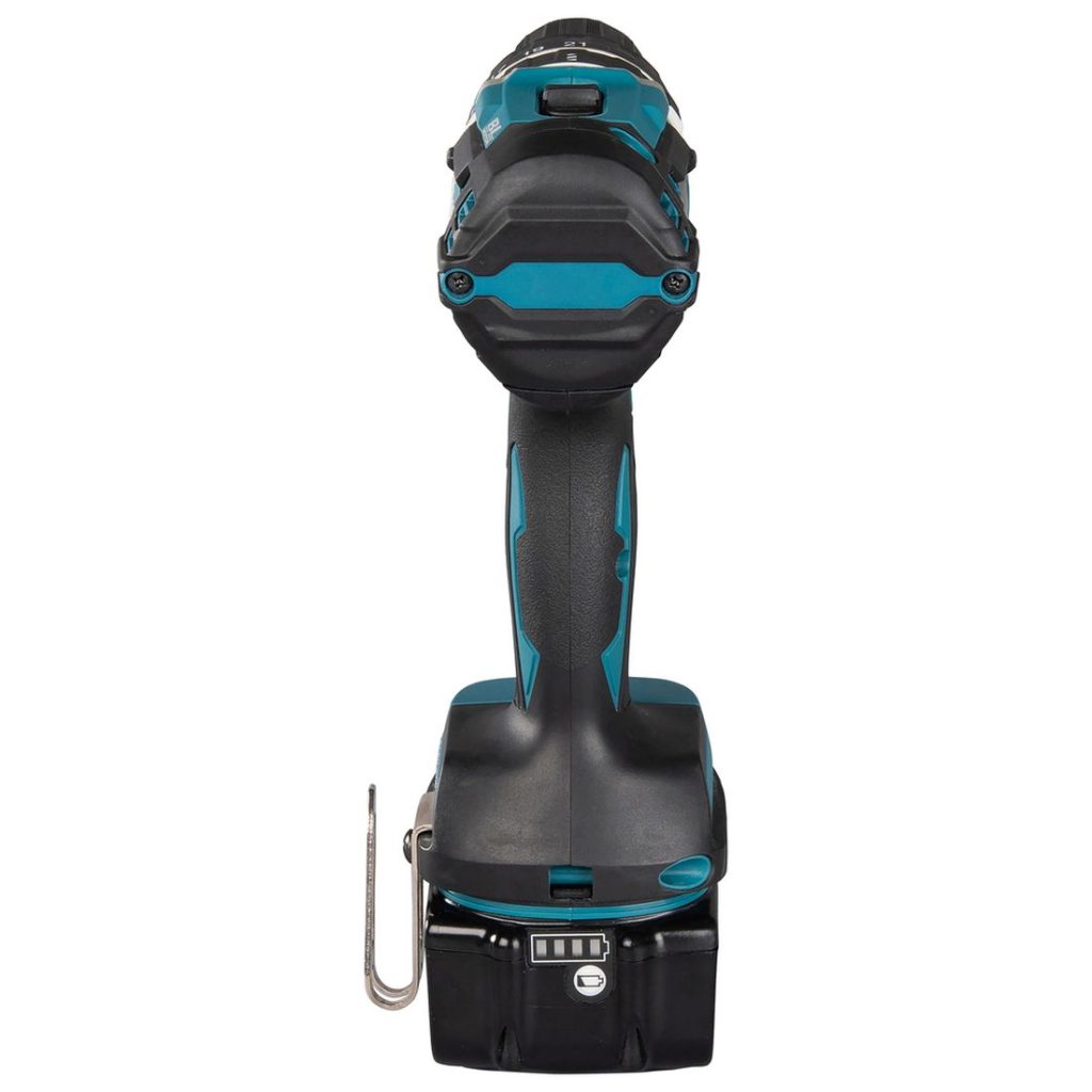 MAKITA Iskuporakone LXT. Kuvassa Iskuporakone LXT takaapäin.