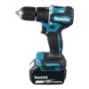 MAKITA Iskuporakone LXT. Kuvassa Iskuporakone LXT vasemmalta sivustapäin.