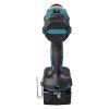 MAKITA Iskuporakone LXT. Kuvassa iskiporakone LXT takaapäin.