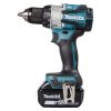 MAKITA Iskuporakone LXT. Kuvassa iskiporakone LXT vasemmalta sivustapäin.