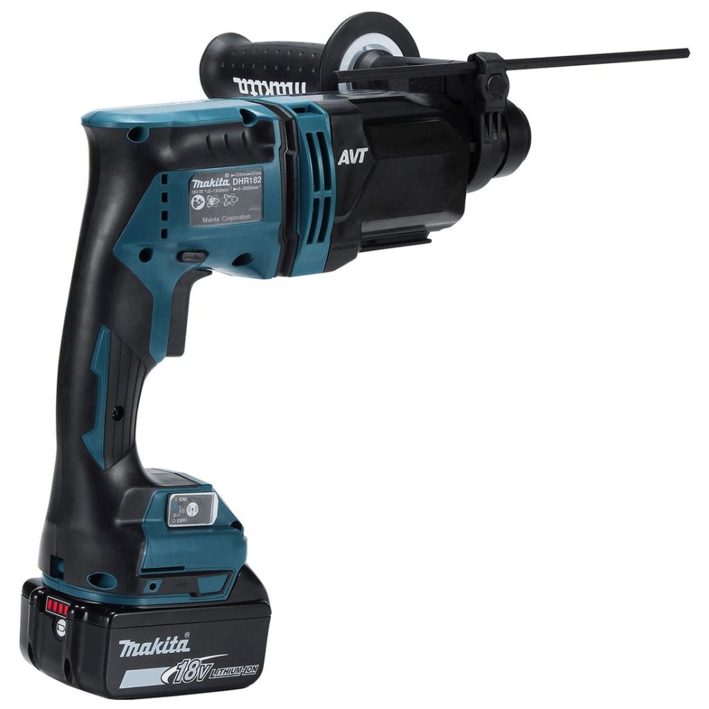 MAKITA Poravasara LXT. Kuvassa Poravasara LXT oikealta takayläviistosta.