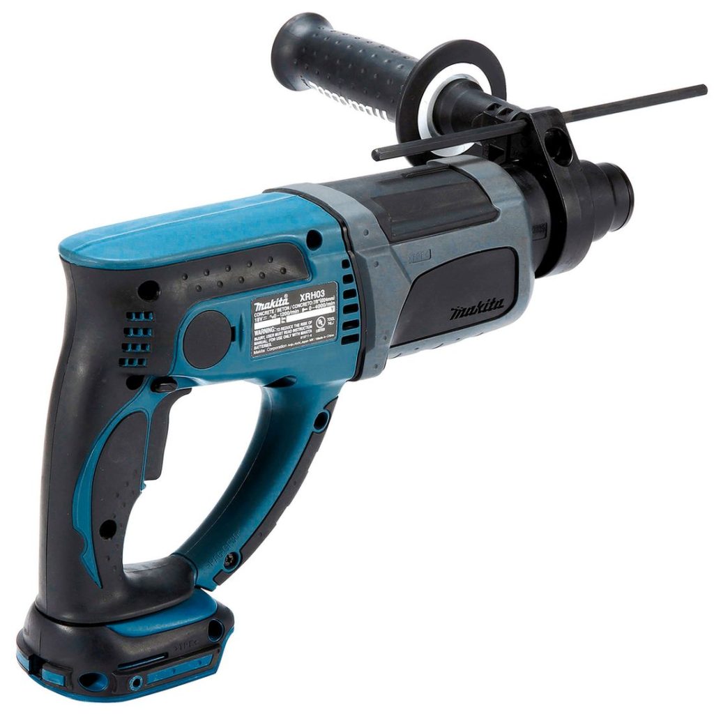 MAKITA Poravasara LXT. Kuvassa Poravasara LXT oikealta takayläviistosta.