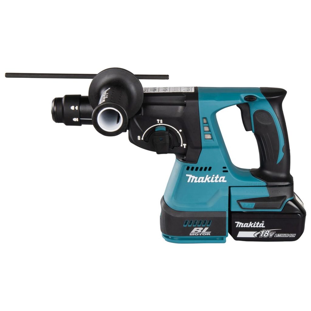 MAKITA Poravasara LXT. Kuvassa Poravasara LXT vasemmalta sivustapäin.