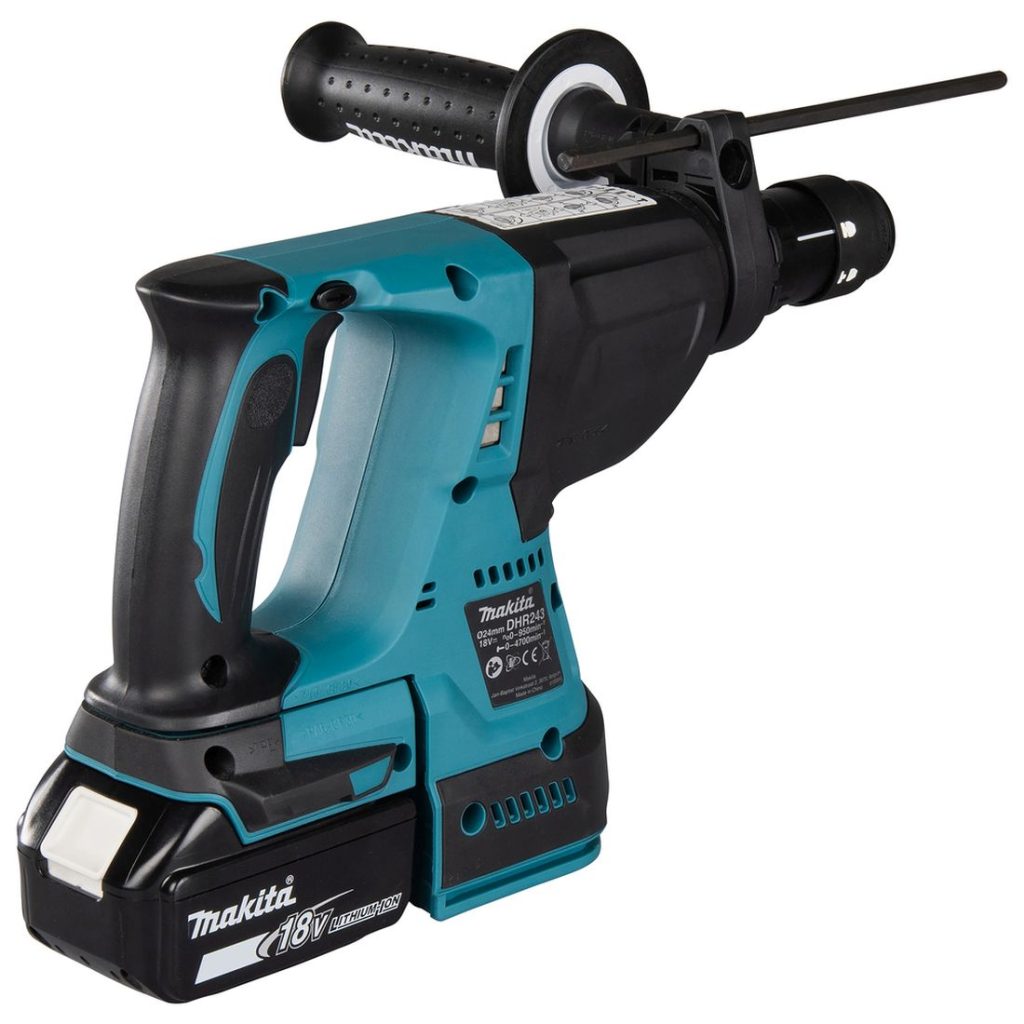 MAKITA Poravasara LXT. Kuvassa Poravasara LXT oikealta takayläviistosta.